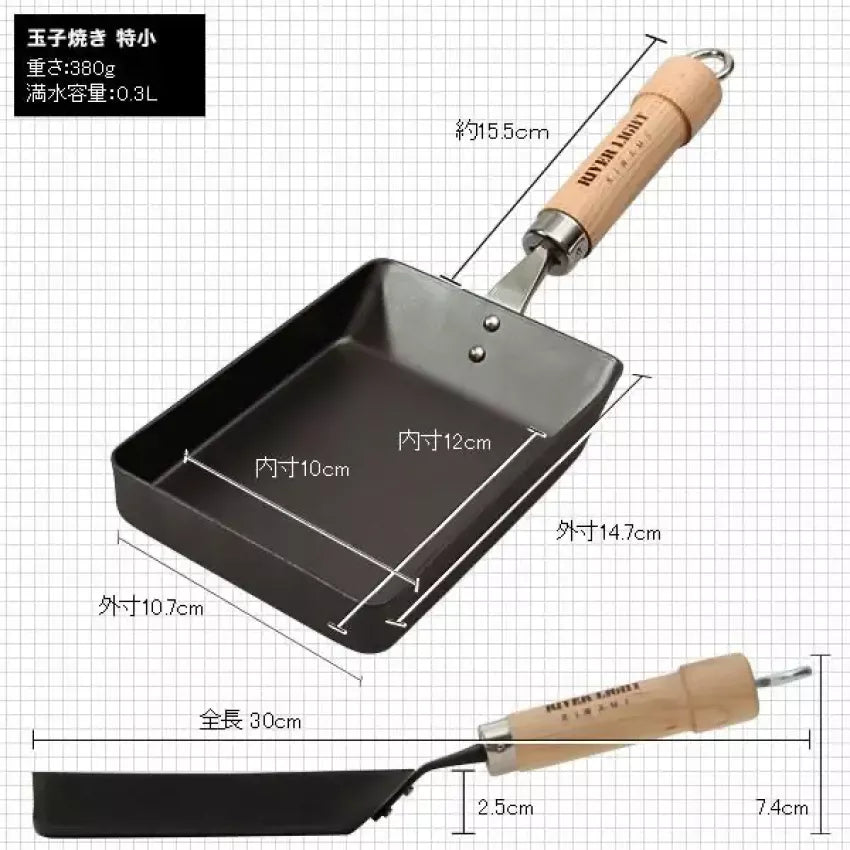 Kouriten [現貨] 日本製造 River Light 窒化鐵玉子燒鍋 image 8