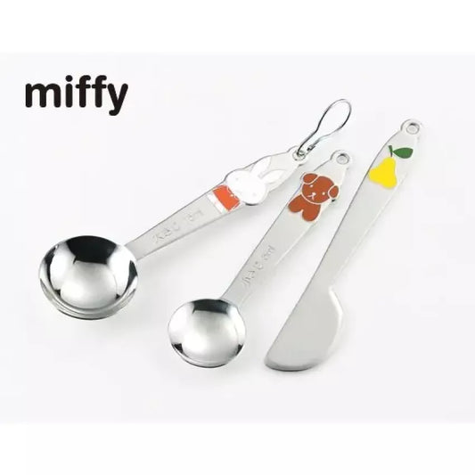 Kouriten [現貨] 日本製造 Tamaha Miffy 不銹鋼量匙三件套裝 image 1
