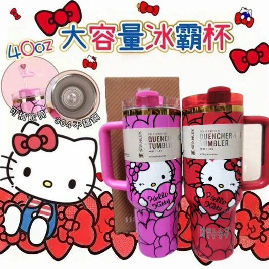 Kouriten [限時預購]  Hello Kitty x Stanley聯名大容量冰霸杯(1.18L) image 1