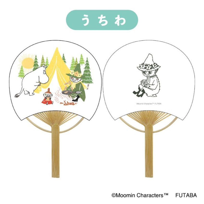 Kouriten [現貨] 日本製造 郵局限定季節性姆明竹扇套裝 image 6