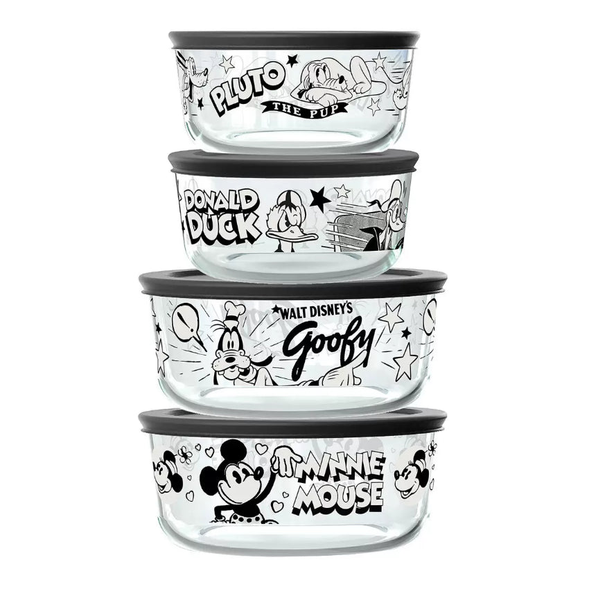 Kouriten [現貨] 美國製造 Pyrex 米奇老鼠玻璃食物盒 8 件套裝 image 1