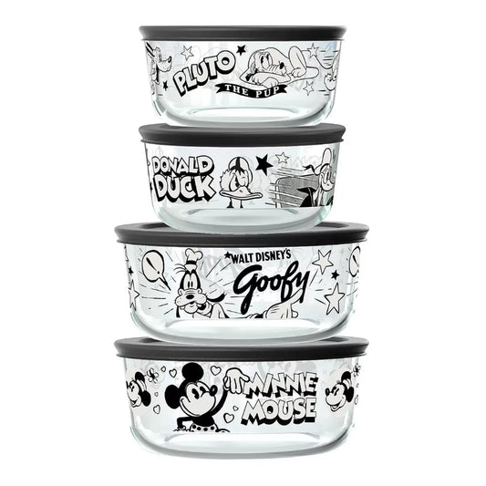 Kouriten [現貨] 美國製造 Pyrex 米奇老鼠玻璃食物盒 8 件套裝 image 1
