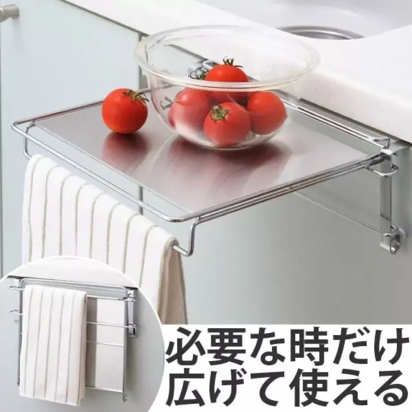 Kouriten [現貨] 日本製造 Yoshikawa 不銹鋼毛巾架及輔助桌 image 2