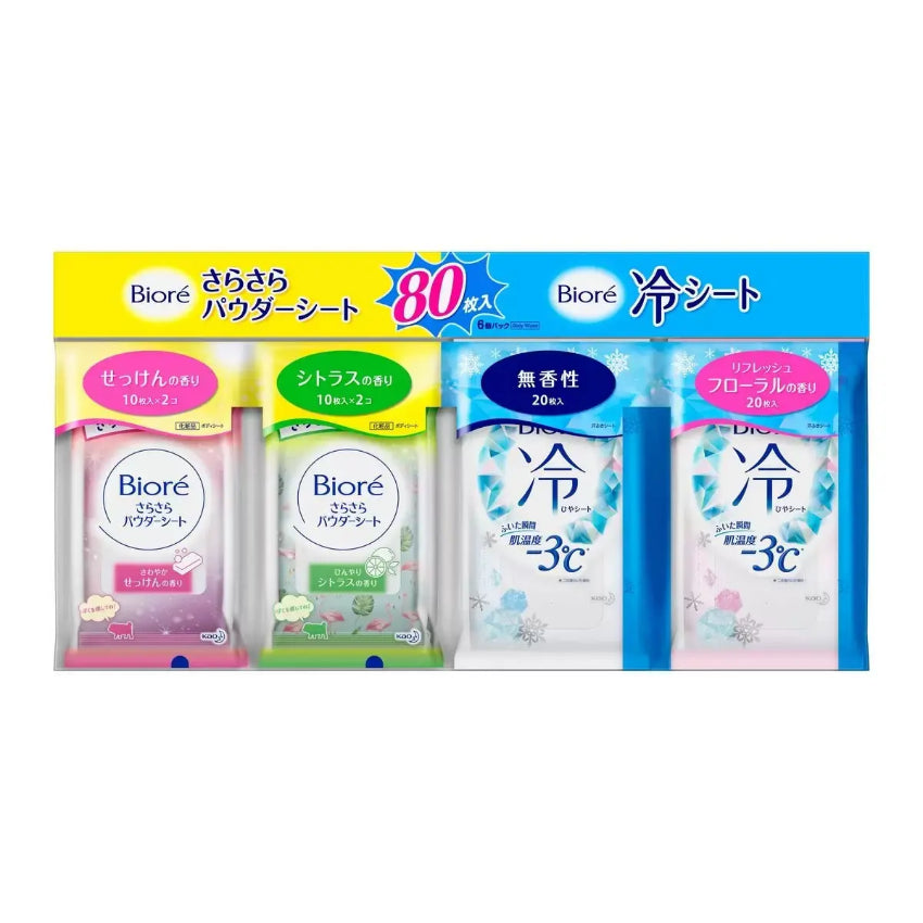 Kouriten [現貨] 日本製造 Biore -3°C 涼感濕紙巾盒裝組合 image 1