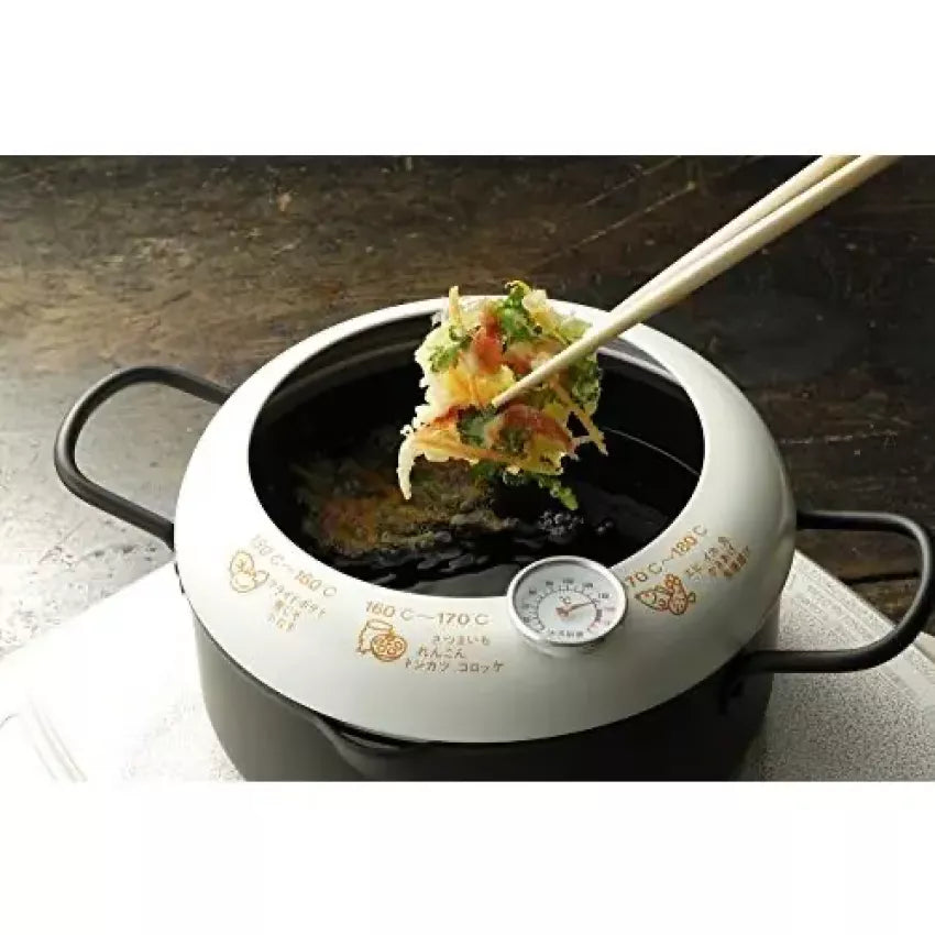 Kouriten [現貨] 日本製造 吉川天婦羅炸鍋 (連溫度計) image 6