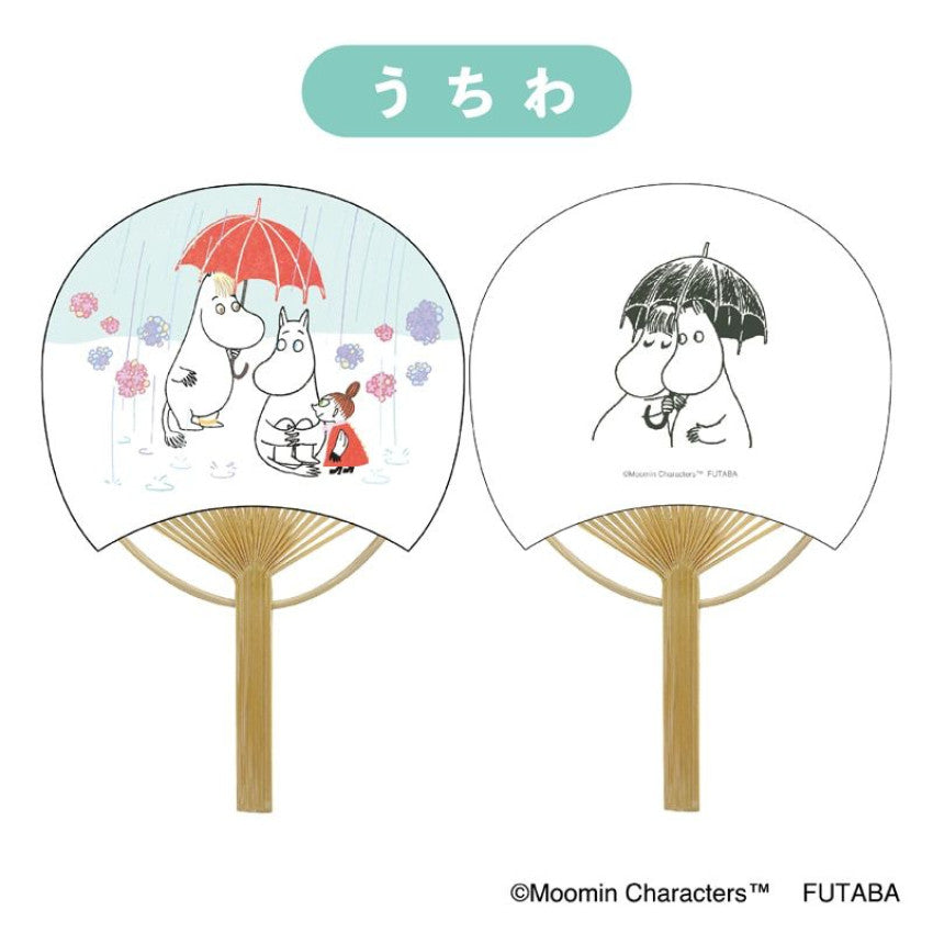 Kouriten [現貨] 日本製造 郵局限定季節性姆明竹扇套裝 image 2