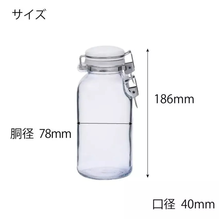 Kouriten [現貨] 純日本製造 星硝玻璃一按即開密封保存瓶 image 10