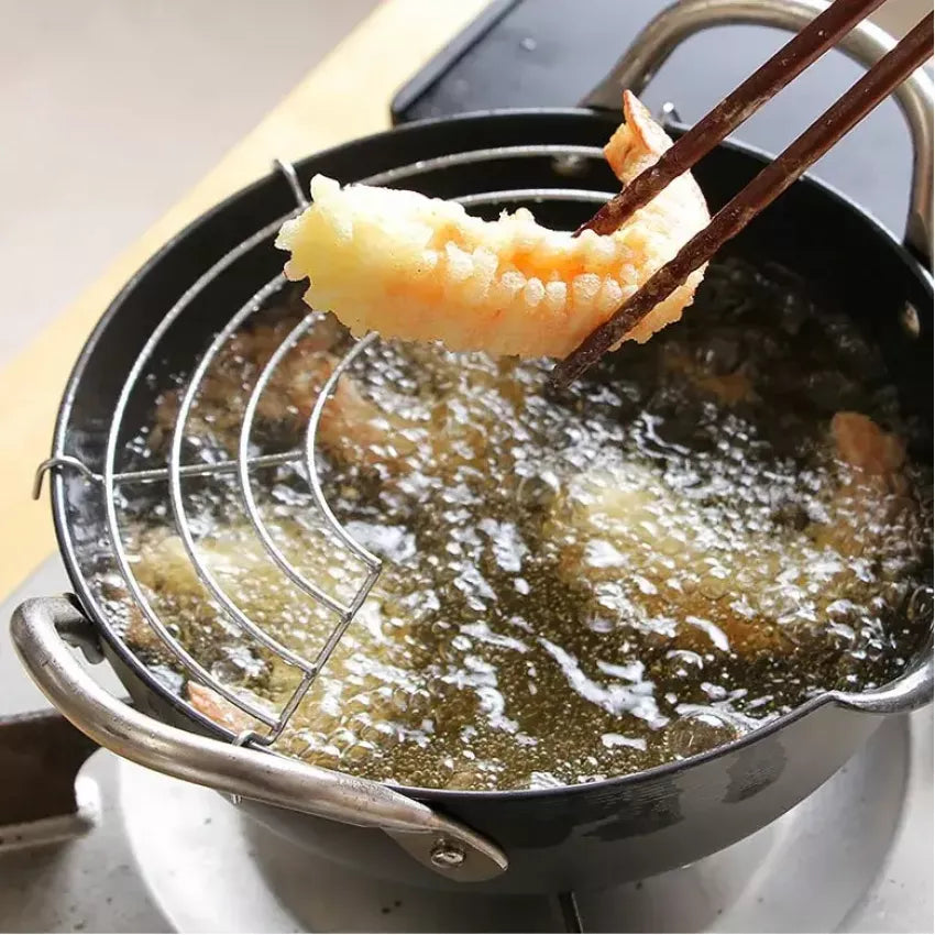 Kouriten [現貨] 日本製造 River Light 窒化鐵天婦羅炸鍋 image 5